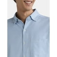 thumbnail image 5 of George Men’s Performance Dress Shirt with Long Sleeves, Sizes S-3XL, 5 of 5