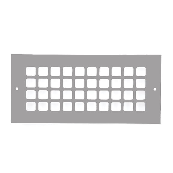 Reggio Registers G612-Anh Grid Series 4" X 10" Floor Grille - Grey