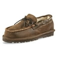 thumbnail image 2 of Guide Gear Men's Double-face Shearling Moccasin Slippers Brown Bomber 10D     (Medium), 2 of 8