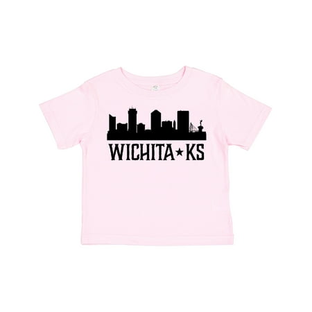 

Inktastic Wichita Kansas City Skyline Gift Toddler Boy or Toddler Girl T-Shirt
