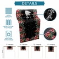 thumbnail image 6 of Black Christmas Table Runner 120 Inches Long Farmhouse Dress Scarves, Xmas Tree Snowflake Poinsettia Dining Tablerunner for Coffee Table/Kitchen Island/Party Décor, 13" x 120", 6 of 8