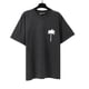 thumbnail image 1 of Comercio exterior pa angel marca de moda árbol de coco llama letra logo graffiti flujo pintura Camiseta de manga corta ropa de pareja2297 # negro, 1 of 2
