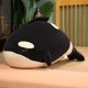 thumbnail image 1 of Juguete de peluche de ballena gorda de 40/60/80cm, bonitos animales de peluche, muñeco de pescado de tiburón negro y azul, almohada suave para dormir para bebés, regalo para niñas zhangyuxiang LED, 1 of 2
