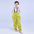 thumbnail image 2 of Rain Pants, Waterproof Toddler Bib Overalls, Bo_ys G_irls Ch_ildren Muddy Buddy Trousers, Adjustable Shoulder Straps Rainwear with Cart_oon Prints for Outdoor Play, 2 of 5