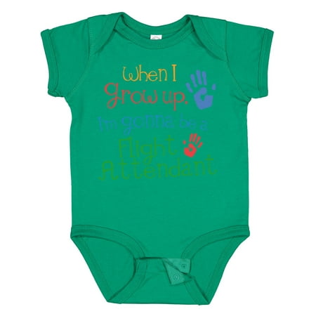 

Inktastic Flight Attendant Future Gift Baby Boy or Baby Girl Bodysuit