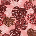 thumbnail image 1 of Ahgly Company Machine Washable Indoor Square Transitional Light Coral Pink Area Rugs, 5' Square, 1 of 7