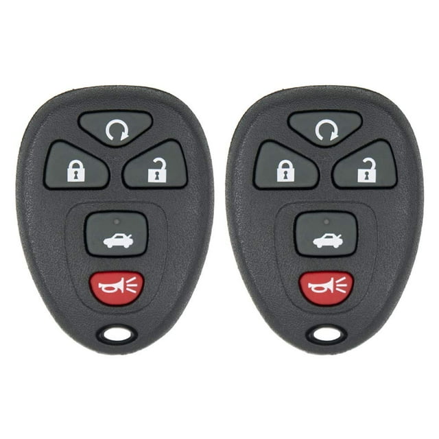 Keyless2Go Replacement for 2 New Keyless Entry Remote Start Car Key Fob