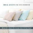 thumbnail image 2 of Elegant Comfort 24 x 24 Throw Pillow Inserts - 4-PACK Pillow Insert Poly-Cotton Shell with Siliconized Fiber Filling - Square Form Decorative for Couch Bed Inserts, , 24 x 24 inch, 2 of 3