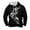Black, variant on LUOGENLI Hoodies for Men Zip up Navy Blue Halloween Skeleton Print Pullover Hooded Sweatshirt Long Sleeve Casual Streetwear Jacket with Pocket Mens Hoodies Black and Blue Light Gray Size XXXXXL