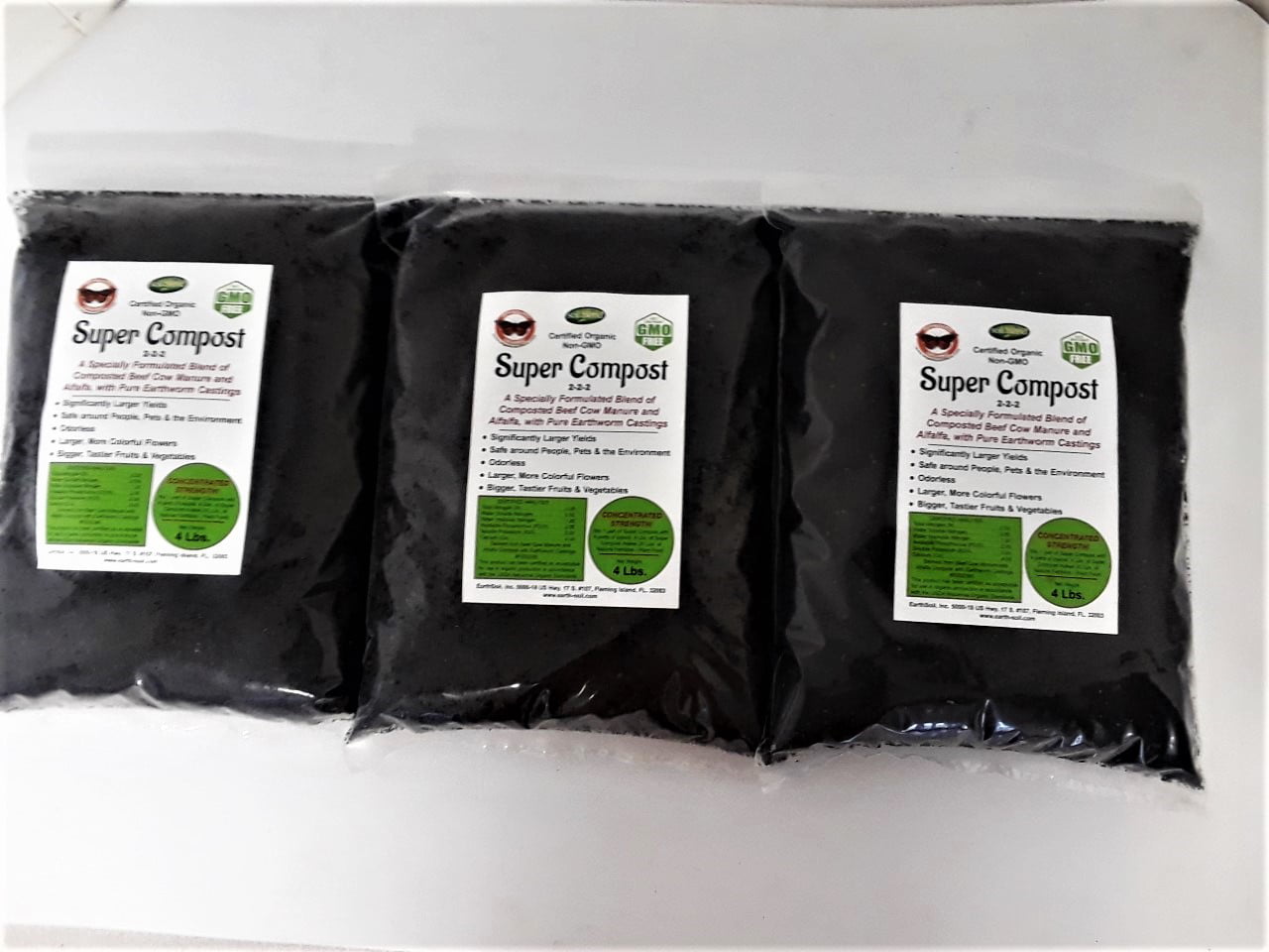 Super Compost Organic Fertilizer Organic Plant Food 3 Pk A