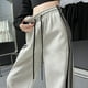 thumbnail image 4 of WILLBEST Pantalones Casuales elegantes para Mujer, con Pierna Ancha, Cintura Suelta y Bolsillos, Rectos y de Cintura Alta para Mayor Comodidad Diaria. Chica, 4 of 6