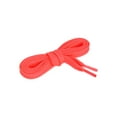 thumbnail image 2 of INSPIRE CHIC Unisex 2 Pairs Double Layers Hollow Shoestrings Flat Shoelaces Fluorescent Red 120cm / 47.24", 2 of 4