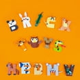 thumbnail image 6 of HI-REEKE Letter Building Block Set Animal Letters Building Kit Plastic Toy Gift for Kid Multicolor, 6 of 7