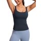 thumbnail image 1 of Musculosa CRZ YOGA Butterluxe con escote en U y copas removibles, azul marino XS, 1 of 4