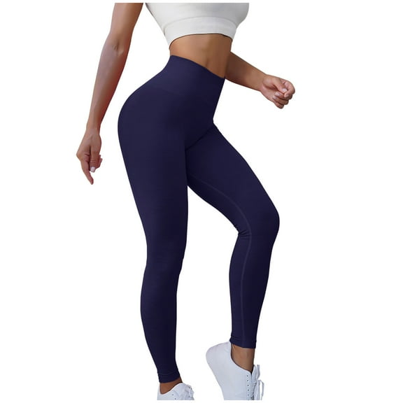 Vibrex Leggings for Women Plus Size with Pockets,Women's Seamless High Waist Solid Color Hip Lifting Fitness Pants Women's Running Sports Tight andDrying Peach Hip Yoga Pants Yoga Pants