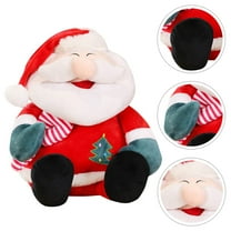 Minkissy Stuffed Plush Santa Clause Doll for Christmas Red 17.7*7.5*3.9in 1Set