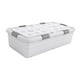 thumbnail image 4 of Caja de almacenamiento con ruedas debajo de la cama, contenedor multifunción transpirable con ruedas, organizador para dormitorio Altura 25cm, 4 of 8