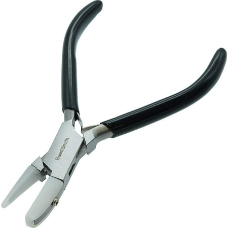Nylon Jaw Half Flat Nose Half Round Jewelers Pliers, This is a new pair of 1/2 round 1/2 flat nose pliers with nylon jaws By Generic
