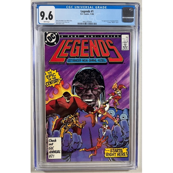 Legends #1 - CGC 9.6 Comic Book