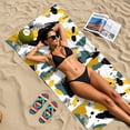 thumbnail image 5 of Ryvnso Abstract Print Beach Towel Quick Dry Swimming Yoga Beach Towels Large Sand Free Microfiber Towel 31"W x 71"L, 5 of 5