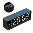 thumbnail image 4 of Injueey Reloj despertador Audio Altavoz Bluetooth Pantalla de temperatura Estudiante Espejo creativo Tarjeta pequeña Regalo Reloj inalámbrico con Iluminación y accesorios Injueey HA013477-00, 4 of 6
