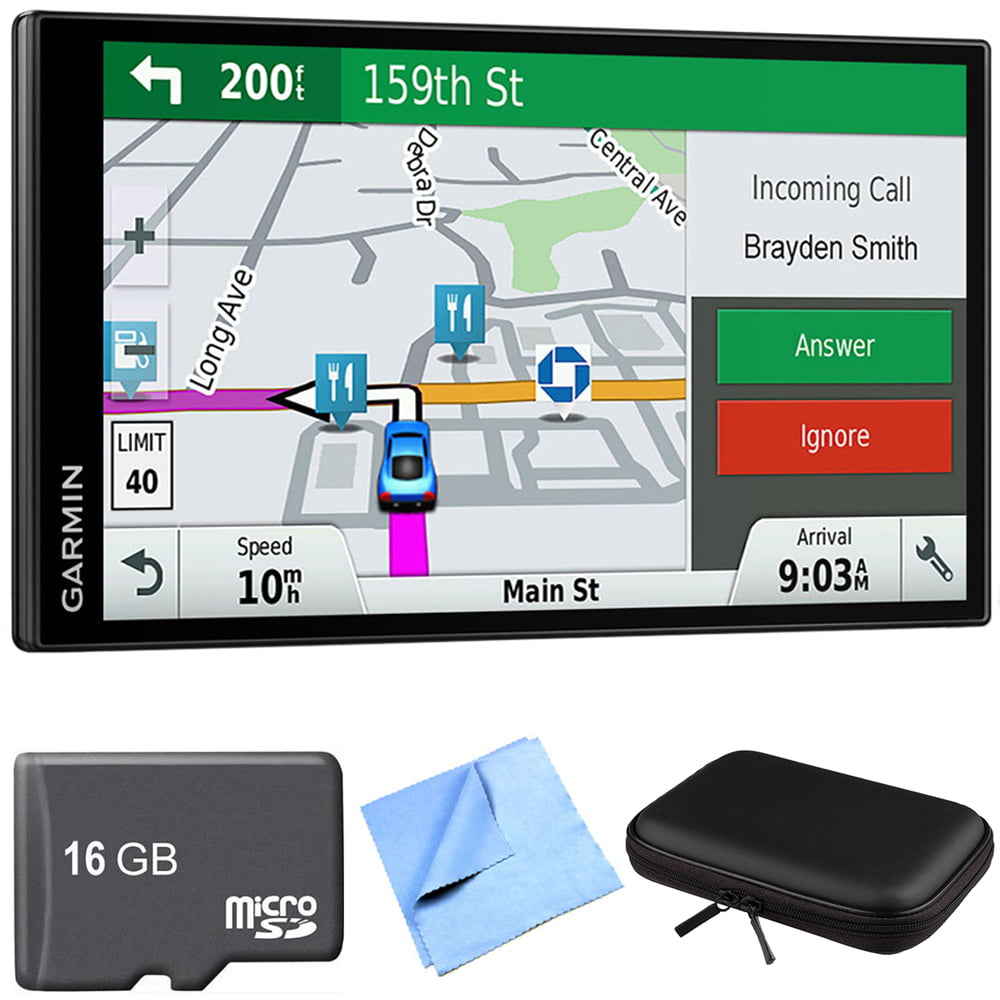 sne hvid Ananiver Nøjagtig Garmin DriveSmart 61 NA LMT-S Advanced Navigation GPS with Smart Features  Travel Bundle - Walmart.com