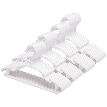 Cintres Pour Enfants 30 Pieces Blanc Cintres Pour Bebe Portants En Plastique Pour Bebe Cintres Antiderapants Walmart Canada