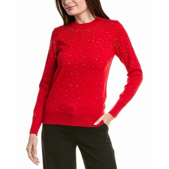 Nanette Nanette Lepore womens Pullover Sweater, l, Red