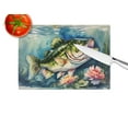 thumbnail image 4 of Largemouth Bass Glass Cutting Board Large 12 in x 15 in, 4 of 5