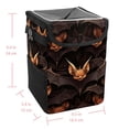 thumbnail image 5 of Bats Foldable Car Trash Can Mini Trash Can with Lid Leak-Proof Car Garbage Can Hanging Storage Bag Car Trash Bin, 5 of 6