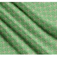 thumbnail image 3 of Soimoi Green Cotton Voile Fabric Reindeer & Snowflake Christmas Print Fabric by the Yard 42 Inch Wide, 3 of 7