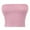 Pink, variant on Women's Basic Casual Strapless Backless Bandeau Tube Top
