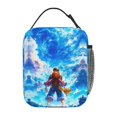 thumbnail image 2 of One Piece Insulated Lunch Box Reusable Thermal Cooler Lunch Bag Work Food Picnic Container Tote Bags, 2 of 6