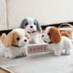 thumbnail image 4 of Electronic Plush Toys Puppy-Walking, Barking, Tail Wagging, Stretching Companion Animal for Kids Toddlers（Collar Saint Bernard [Grey]）, 4 of 5
