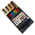 thumbnail image 1 of POSCA Coloriage - PC-5M Tons Neutres Chauds Ensemble de 4 - dans Portefeuille, 1 of 1