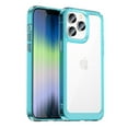 thumbnail image 1 of SaniMore for iPhone 14 Pro Lightweight Transparent Case, Rugged Clear PC Back & TPU Bumper [Not Yellowing Technology] Heavy Duty Full Body Protective Case for iPhone 14 Pro, Skyblue, 1 of 7