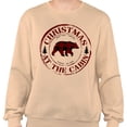 thumbnail image 2 of Christmas at the Cabin Sweatshirt Unisex 2X-Large Sand, 2 of 5