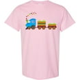 thumbnail image 3 of Inktastic Colorful Toy Train T-Shirt, 3 of 5
