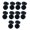 Black, variant on 10pcs Rose Design Refillable Lip Balm Jars with Miroor Leak Proof Cosmetic Containers Travel Plastic Cosmetic Rack