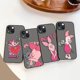 thumbnail image 2 of Funda para iPhone Apple 14 13 11 12 MINI Pro XS Max XR X 7 8 SE 2022 2020 6 6S Plus, Funda, Funda bonita de Anime Pink Piglet, 2 of 5