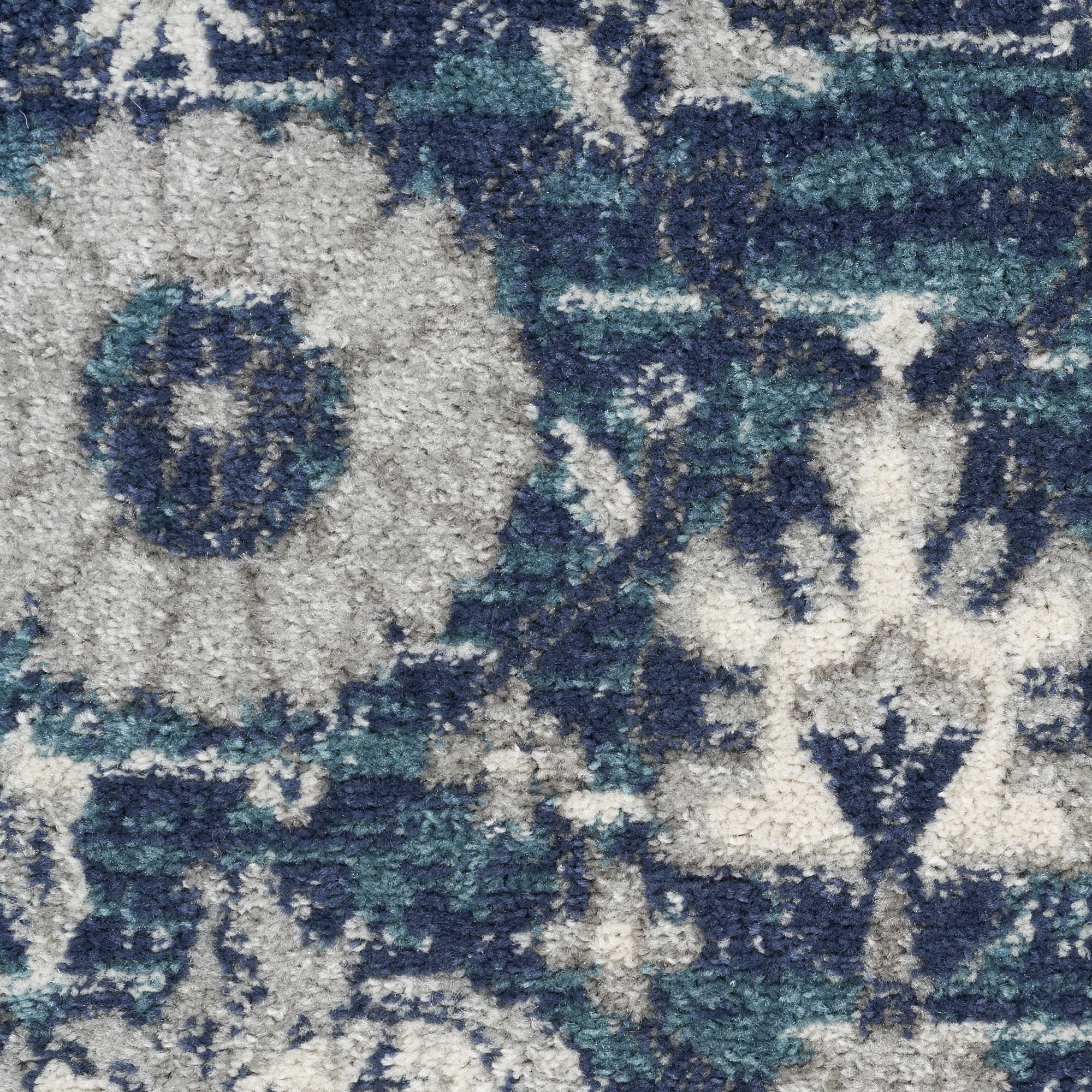Nourison Passion Floral Surf 5'3" x 7'3" Area Rug, (5x7)
