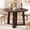 Dark Walnut, variant on " Dining Table for 4-6, Round Dining Room Table with Triangular Structure Pedestal Base, Curved Table Edge, Circle Kitchen Tables for Dining Room, Kitchen, Black Oak