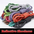 thumbnail image 2 of 1 par de cordones reflectantes 3M para zapatillas de deporte, cordones redondos para niños y adultos, cordones para deportes al aire libre, longitud de 100, 120, 140, 160CM, YD-4160cm Gao Jinjia LED, 2 of 2