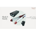 thumbnail image 4 of Salon Beauty Stainless Steel 1.25" Nano Titanium Plates Digital 2 in 1 Curling Wand Flat Iron (Glove Included), 4 of 6