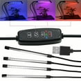thumbnail image 3 of 4-Head LED Grow Light for Indoor Plants, Full Spectrum Plant Growing Lights (Red/Blue/Mix), 3/9/12H Timer, 10 Brightness & Auto ON/Off, 3 of 11
