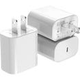 thumbnail image 3 of iPhone 14 13 12 Fast Charger, [Apple MFi Certified] 20W PD USB C Wall Charger Block, 3-Pack Type-C Power Adapter Charging Plug for iPhone 14 Pro Max/13 Pro/12 Mini/11/XS iPad Pro,Samsung Galaxy, 3 of 9