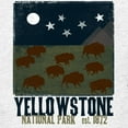 thumbnail image 3 of CafePress - Yellowstone Park Night Sky Kids Light T Shirt - Light T-Shirt Kids XS-XL, 3 of 4