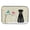 Black, variant on Caroline's Treasures Christmas Presents between Friends Standard Schnauzer Black Dish Drying Mat