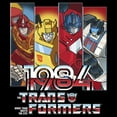 thumbnail image 2 of Men's Transformers Autobots 1984 Character Panels Graphic Tee Black 1X Big Tall, 2 of 3