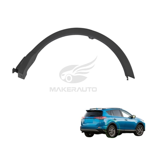 Rear Right Fender Flare for Toyota RAV4 2016-2018 Wheel Arch Molding Trim 75605-42140